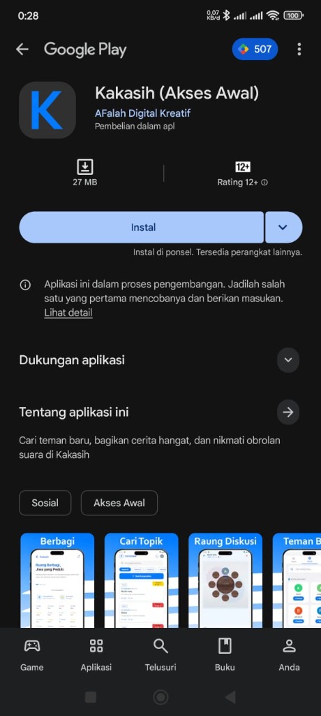 Play Store Kakasih